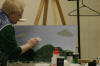 train show backdrop painting